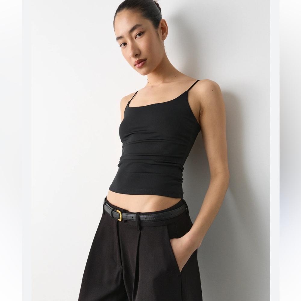 Cropped tank top Whimsigoth Spaghetti straps ,Grunge size 8